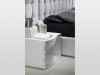 Catálogo de muebles – Glicerio Chaves – Dormitorio matrimonio Blanco - blanco lacado - tapizado blanco