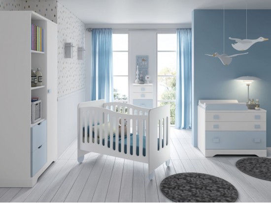 Dormitorio infantil blanco - cielo