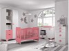 Dormitorio infantil blanco - coral