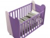Dormitorio infantil fresno - violeta - mora