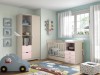 Dormitorio infantil conbertible a juvenil - blanco - aqua