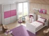 Dormitorio infantil conbertible a juvenil Fresno - fucsia - gris