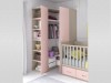 Dormitorio infantil conbertible a juvenil - tierra - rosa