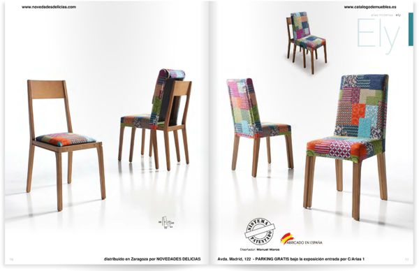 Catálogo de mesas y sillas Moya Andreu